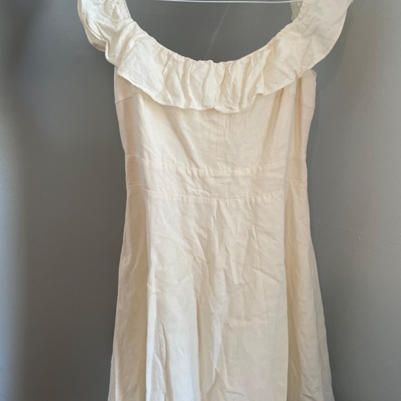 Zara Mini Linen Dress - M - Picture 2 of 6